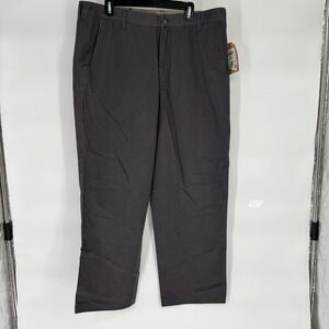 NWT Woolrich Milestone Chino Pants 38x31 Flat Front Slate Gray